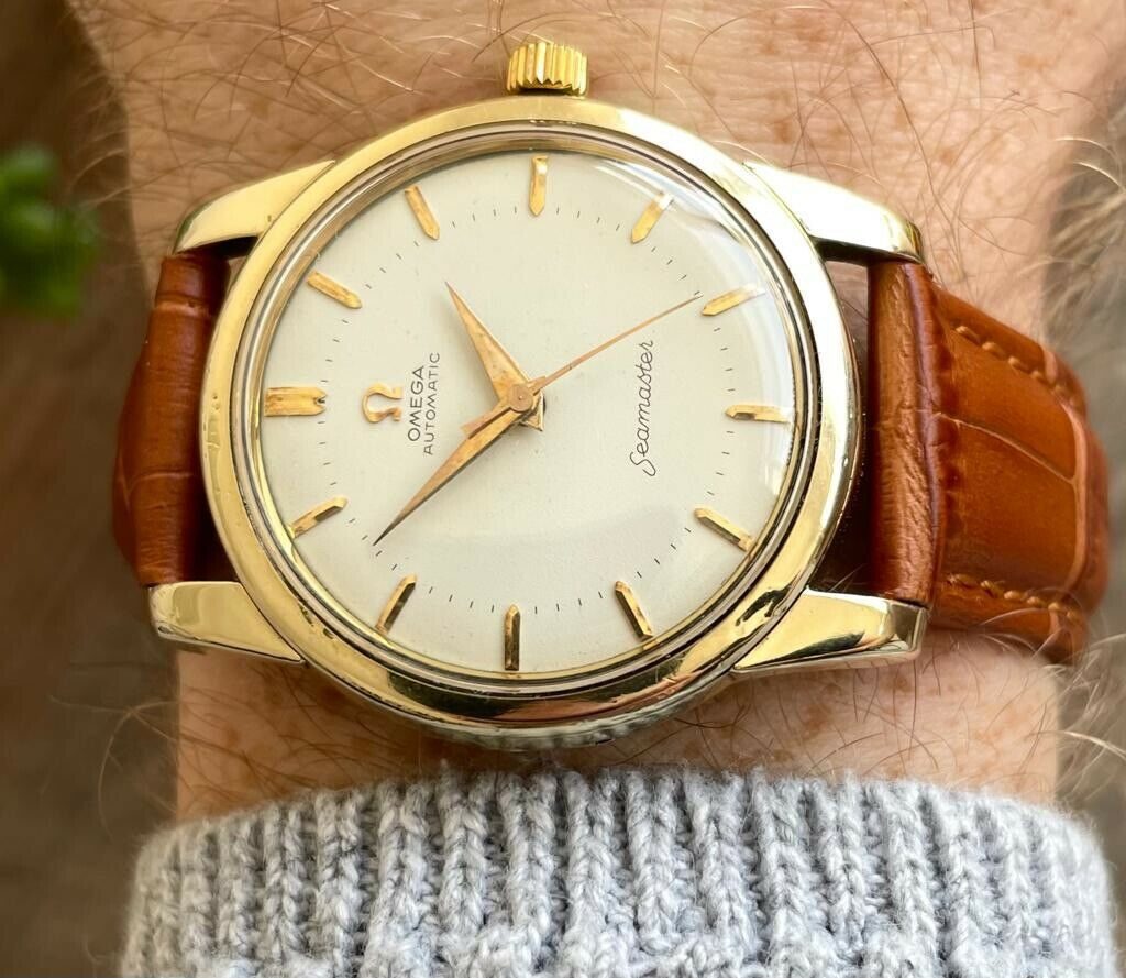 Omega seamaster hot sale solid gold