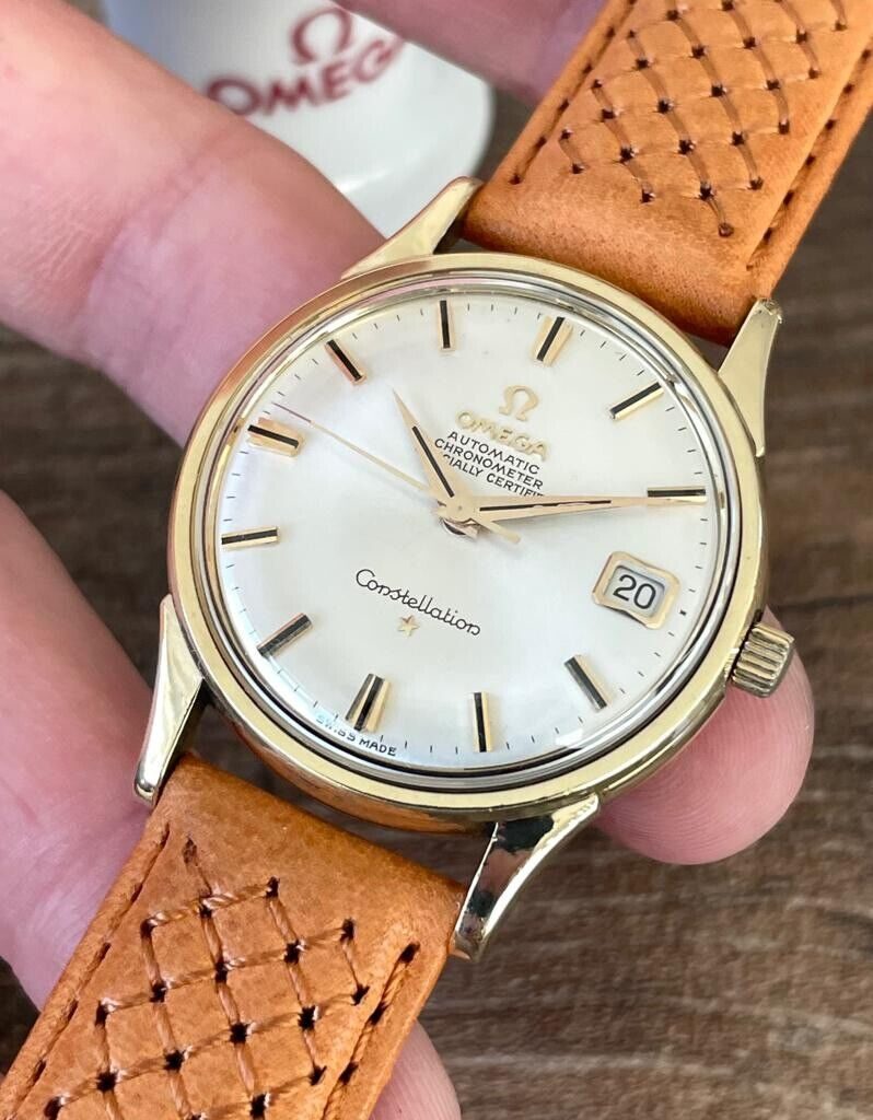 Omega Constellation 18k Automatic Vintage Men's Watch 1964, Serviced