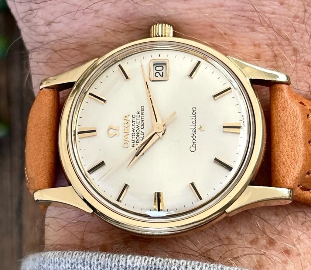Omega Constellation 18k Automatic Vintage Men's Watch 1964, Serviced ...